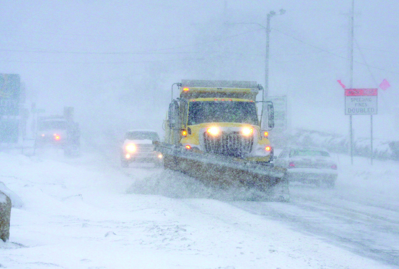 Heavy Snow Falls In Bourne